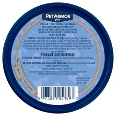 Pet Armor Plus Collar - Insect Growth Regulator for Dogs - 2ct