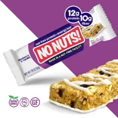 No Nuts! Blueberry & Vanilla Snack Bars - 100% Nut-Free - 12 Bar Pack
