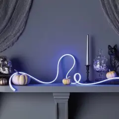 6' LED Neon Rope Light with Remote Control Clear White - Hyde and EEK! Boutique&trade;