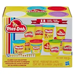 Play-Doh Retro Classic Can Collection Multipack - 12pc