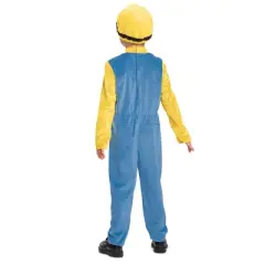 Toddler Despicable Me 2 Minions Bob Halloween Costume Jumpsuit with Hat