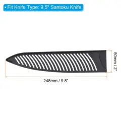 Unique Bargains PP Kitchen Scratch Resistant Cover Sleeves for 9.5" Chef Knife
