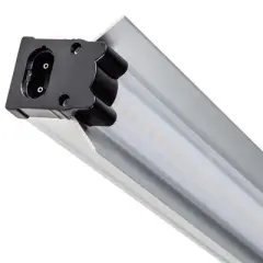 SunBlaster 18" Prism Lens 18W 6400K Full Spectrum LED Strip Light Indoor Greenhouse Plant Grow Lamp with Built-In Reflector & Mounting Clips