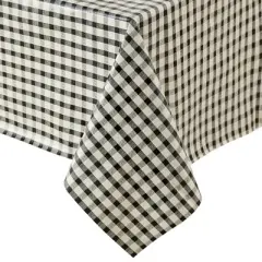 Gingham Check 3-Yard Cut-to-fit Vinyl Tablecloth/Table Protector - Elrene Home Fashions