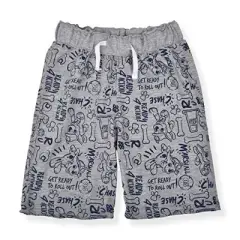 Nickelodeon Boy's 2-Pack Paw Patrol Casual Jogger Short Set with Chase, Marshall and Rubble Print for Kids