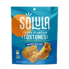 Solula Tostones Pacific Sea Salt - Case of 12 - 4 oz