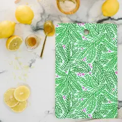 H Miller Ink Illustration Winter Berries Pine Branches Cutting Board - Rectangle