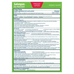 Salonpas Pain Relief Patch - 20ct