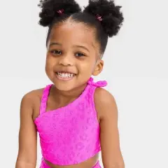 Toddler Girls' One Shoulder Bikini Set - Cat & Jack&trade;