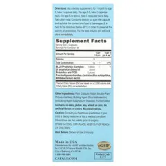 CATALO Baby's Probiotics, Digestive & Immune Health Formula, 1 Month+, 3 Billion CFU, 60 Vegetarian Capsules