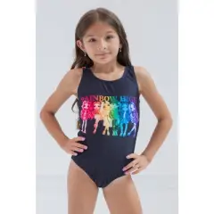 Rainbow High Avery Styles Karma Krystal Bailey Girls One Piece Bathing Suit Toddler to Big Kid