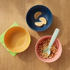 15oz 6pk Plastic Kids' Bowls - Pillowfort&trade;: Toddler Snack Bowls, Dishwasher & Microwave Safe