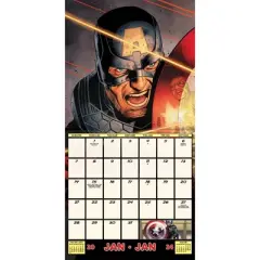 Trends International Inc. 2023-24 Wall Calendar 12"x12" Marvel Avengers Bilingual English/French
