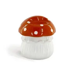 Novelty Ceramic Bowl with Lid Orange - Bullseye's Playground&trade;