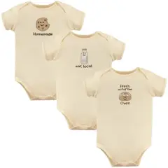 Touched by Nature Organic Cotton Bodysuits 3pk, Oven