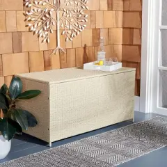 Oliveira Outdoor Cushion Deck Box  - Safavieh