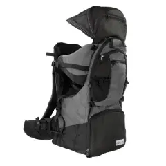 ClevrPlus Deluxe Outdoor Child Backpack Baby Carrier Light Outdoor Hiking, Grey