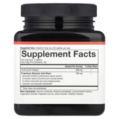 Youtheory Joint Collagen, Advanced Formula + Boswellia, 120 Tablets