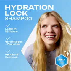 gemz Moisturizing Shampoo, Hydration Lock, Color Safe - 5ct/0.3oz