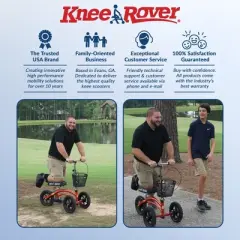 KneeRover All Terrain KneeRover Steerable  Knee Scooter Canyon Orange
