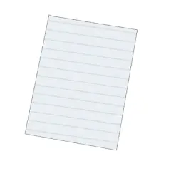 Pacon&reg; Easel Pad, Non-Adhesive, White, 1" Ruled 27" x 34", 50 Sheets