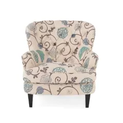 Tafton Floral Club Accent Chair - Christopher Knight Home