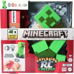 Minecraft Exploding RC Creeper with Lights & Sounds with 10 Explosion Particles and DLC Code