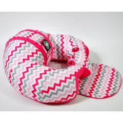 The Original Hugaboo HUG4192 Infant Sitting Chair, Pink Chevron