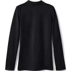 Lands' End School Uniform Girls Long Sleeve Feminine Fit Mesh Polo Shirt