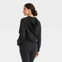 Women&rsquo;s Cropped Hoodie Sweatshirt - Universal Thread&trade; 