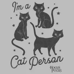 Men's Hocus Pocus I'm a Cat Person  T-Shirt - Athletic Heather - 4X Big Tall