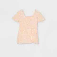 Flutter Short Sleeve Woven Maternity Blouse - Isabel Maternity by Ingrid & Isabel&trade;
