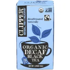Clipper Organic Decaf Black Tea - Case of 6 - 1.41 oz