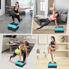 Dexmalle Height-Adjustable Step Aerobics Platform Fitness