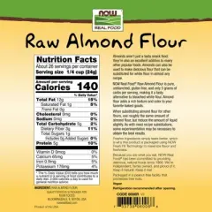 Raw Almond Flour by Now Foods  -  22 oz Powder