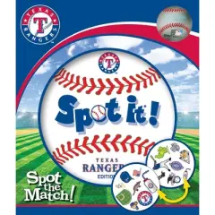 MasterPieces Officially Licensed MLB Texas Rangers Spot It Game for Kids and Adults