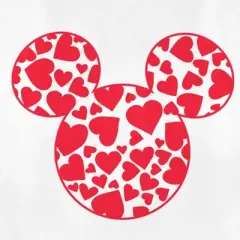 Women's Mickey & Friends Heart Silhouette T-Shirt