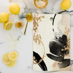 Sheila Wenzel-Ganny Black Ink Abstract Cutting Board - Deny Designs