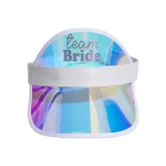 Packed Party Team Bride 4-Pack Holographic Visors