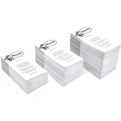 Juvale 500 Pack Housekeeping Thank You Envelopes for Cash, Coins, Gratuity, 3.5 x 6.5 In