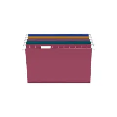 Pendaflex Earthwise Recycled Colored Hanging File Folders 1/5Tab Letter Assorted 20/BX 35117