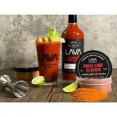 LAVA Premium All Natural Chile Lime Clasico Cocktail Rimmer 5oz
