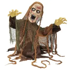 Morris Costumes 2 Ft. 3 1/2" Animated Groud Breaker Zombie Halloween Decoration