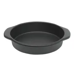 Oster Teston Platinum Collection 9 Inch Nonstick Carbon Steel Cake Pan in Matte Black