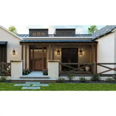 Urban Ambiance Luxury Transitional Outdoor Wall Sconce 15.5''H x 8.125''W,  Olde Bronze Finish,  Greensboro Collection, UHP1371