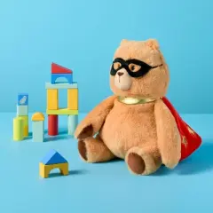 12" Superhero Bear Stuffed Animal - Gigglescape&trade;: Polyester Character Toy, 12" Tall, 0.8 lbs