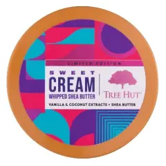Tree Hut Sweet Cream Whipped Body Butter Vanilla, Honey, Almond & Coconut - 8.4oz