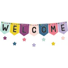 Teacher Created Resources OH Happy Day Pennants Welcome Bulletin Board (TCR9022)