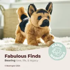 Bearington Lil' Chief The German Shepherd Stuffed Animal, 6.5 Inch Dog Stuffed Animal, For Ages 3-14