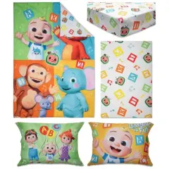 Toddler CoComelon Reversible Bedding Set